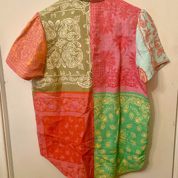 FARM Rio x Anthropologie Printed Surf Shirt - Picture 9 of 9